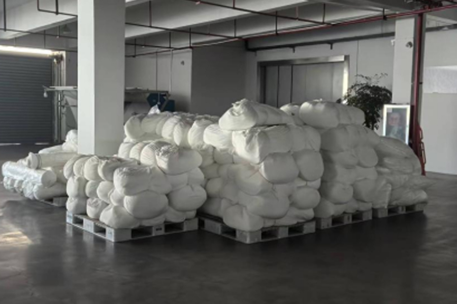 Produzione tessuto grigio-zona transito tessuto grigio