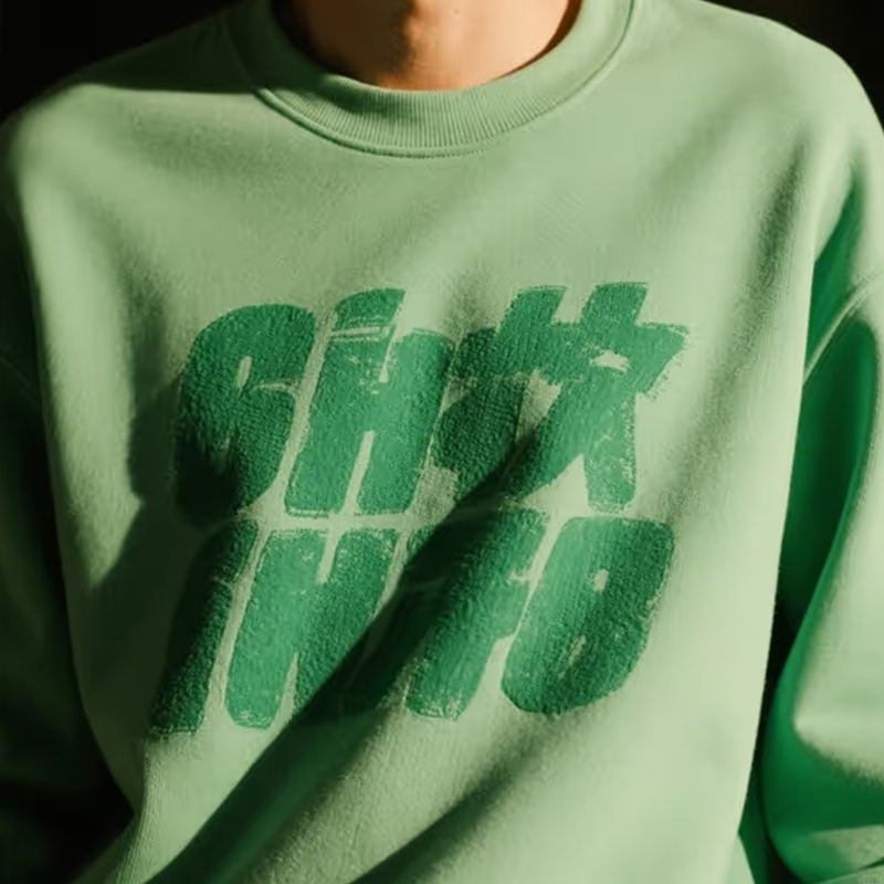 Tessuto felpato caldo traspirante in puro cotone