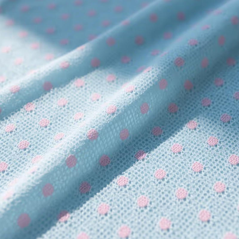 Tessuto Birdseye a rete puntinata