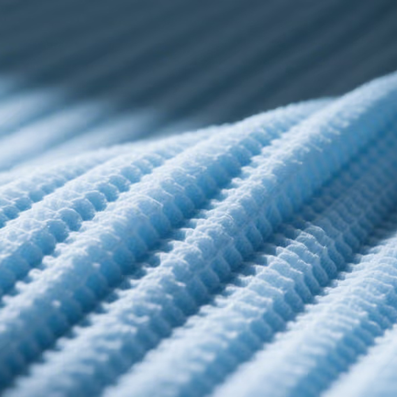 Tessuto a strati d'aria in primo piano