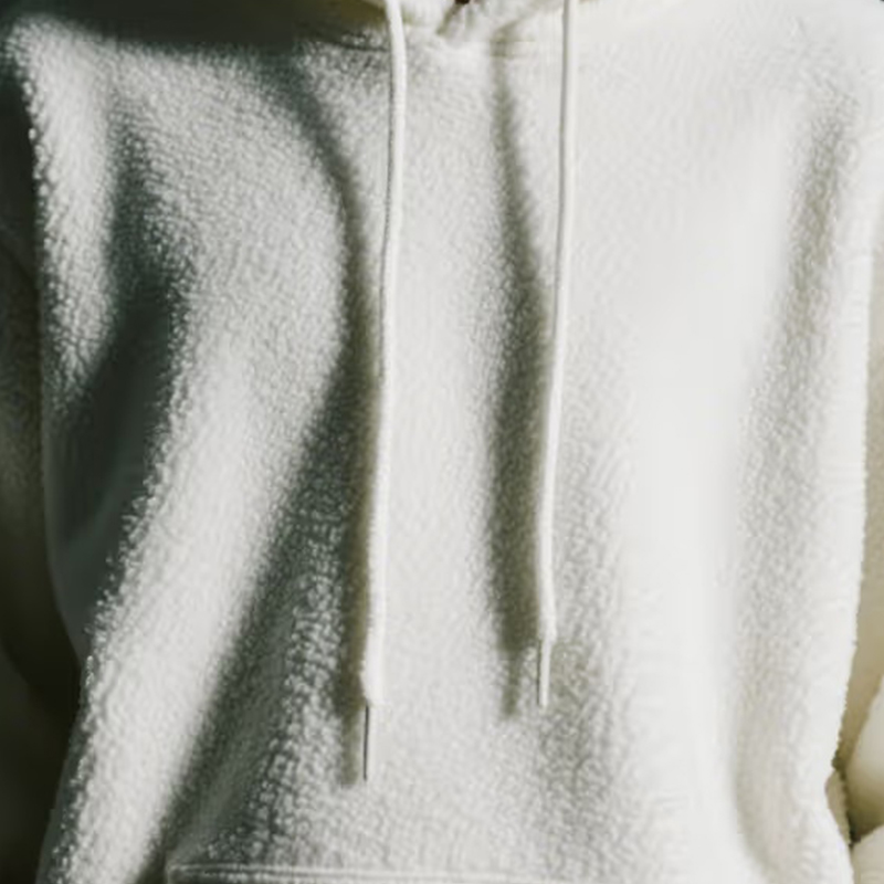 Tessuto felpato antirughe in simil cotone