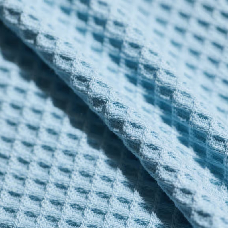 Tessuti comfort in maglia waffle